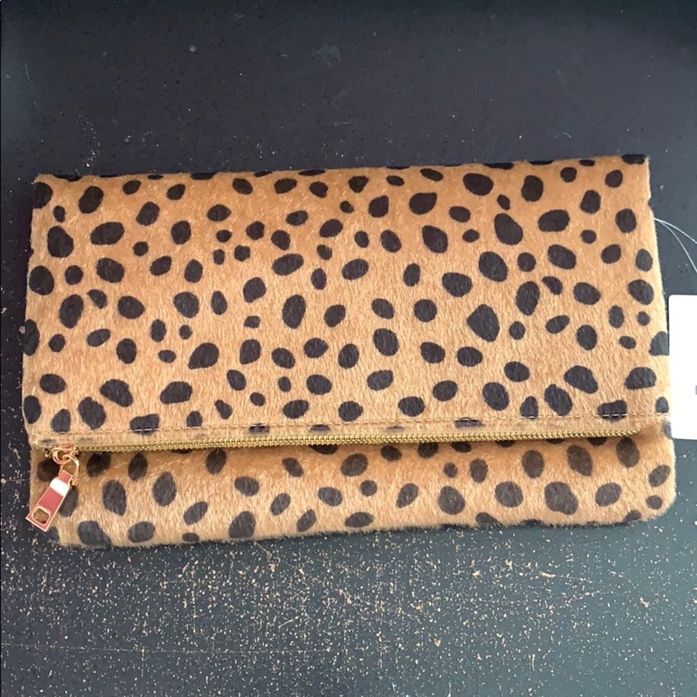 Cheetah Print Clutch